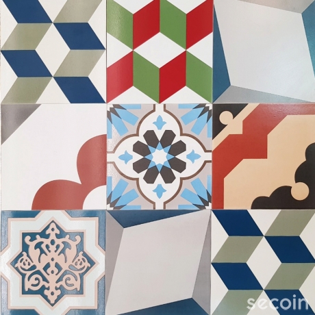 ENCAUSTIC POTTERY TILE MIX GMM